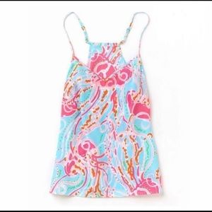 Lilly Pulitzer Jellies Be Jammin Dusk Top L Silk
